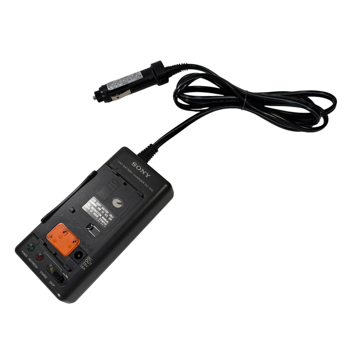 Sony DC-S10 Car Battery Charger for Video8 8mm Camcorders Tested Working