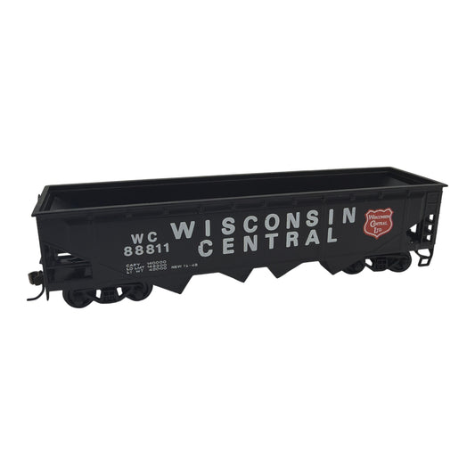 Bachmann HO Scale Wisconsin Central WC 88811 Coal Hopper Freight Car Black