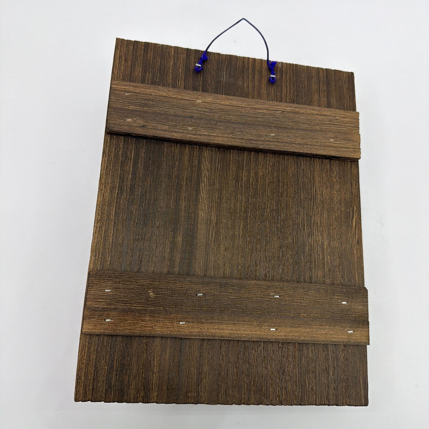 Japanese Hyottoko Comic Mask Wall Hanging on Wooden Plaque