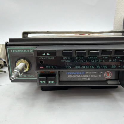 Pioneer KP-A750 Vintage AM/FM Cassette Car Stereo Auto-Reverse Untested