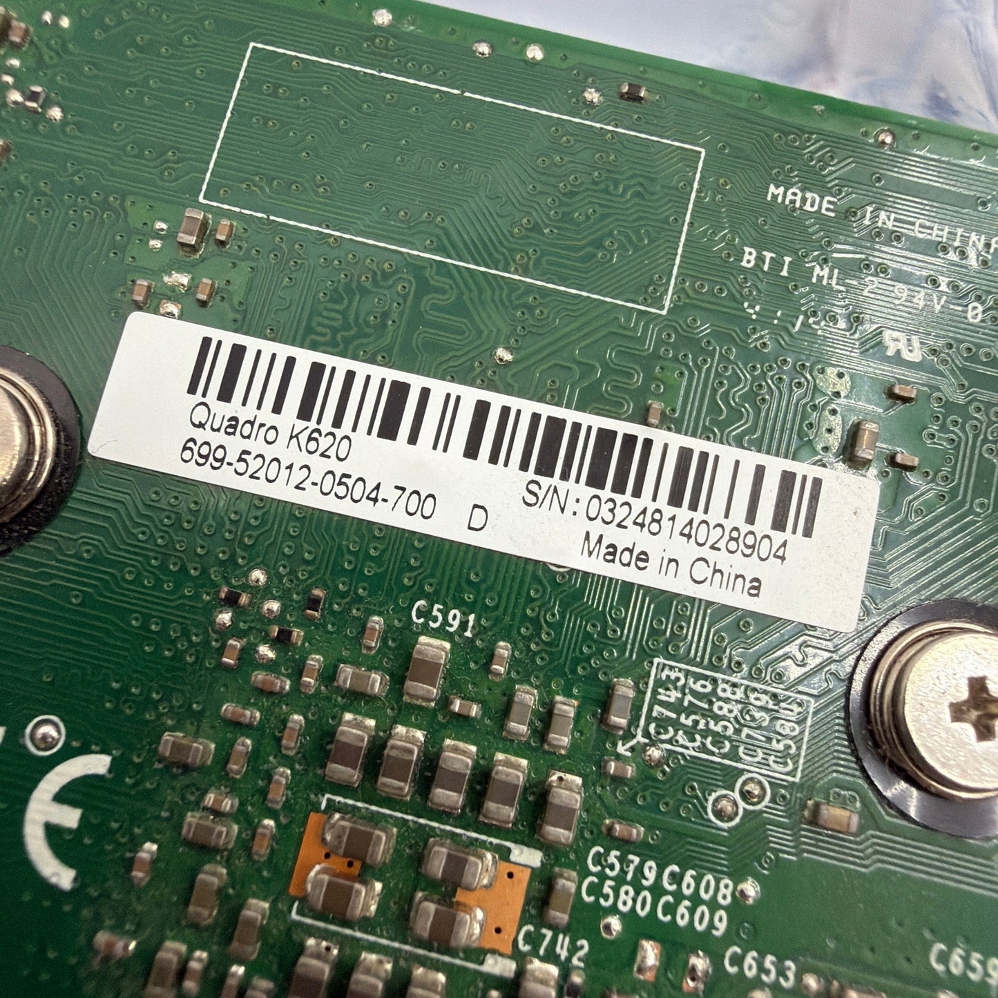 Lot of 4 NVIDIA Quadro K620 2GB GDDR3 PCIe Graphics Cards DisplayPort DVI