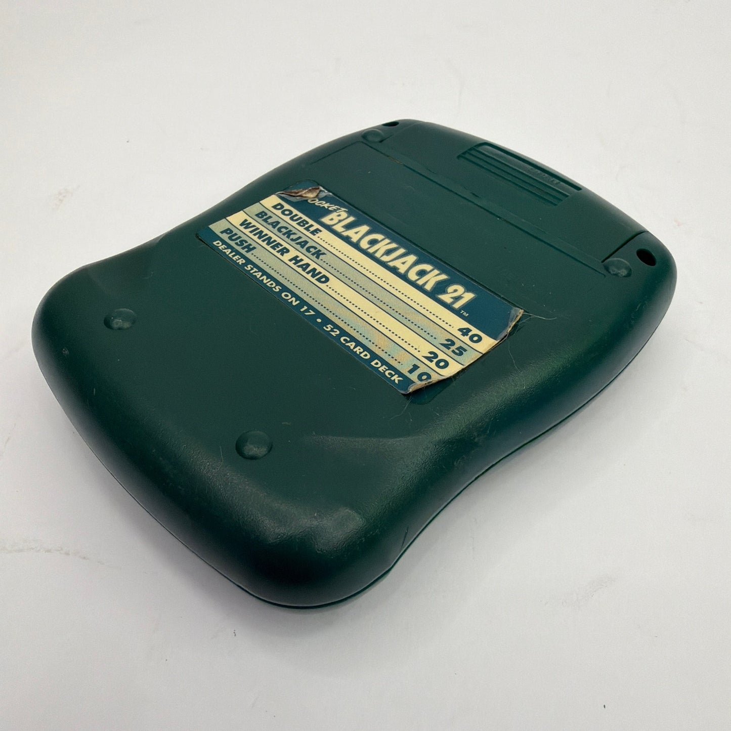 Radica Pocket Blackjack 21 Handheld Electronic Game Tested Working