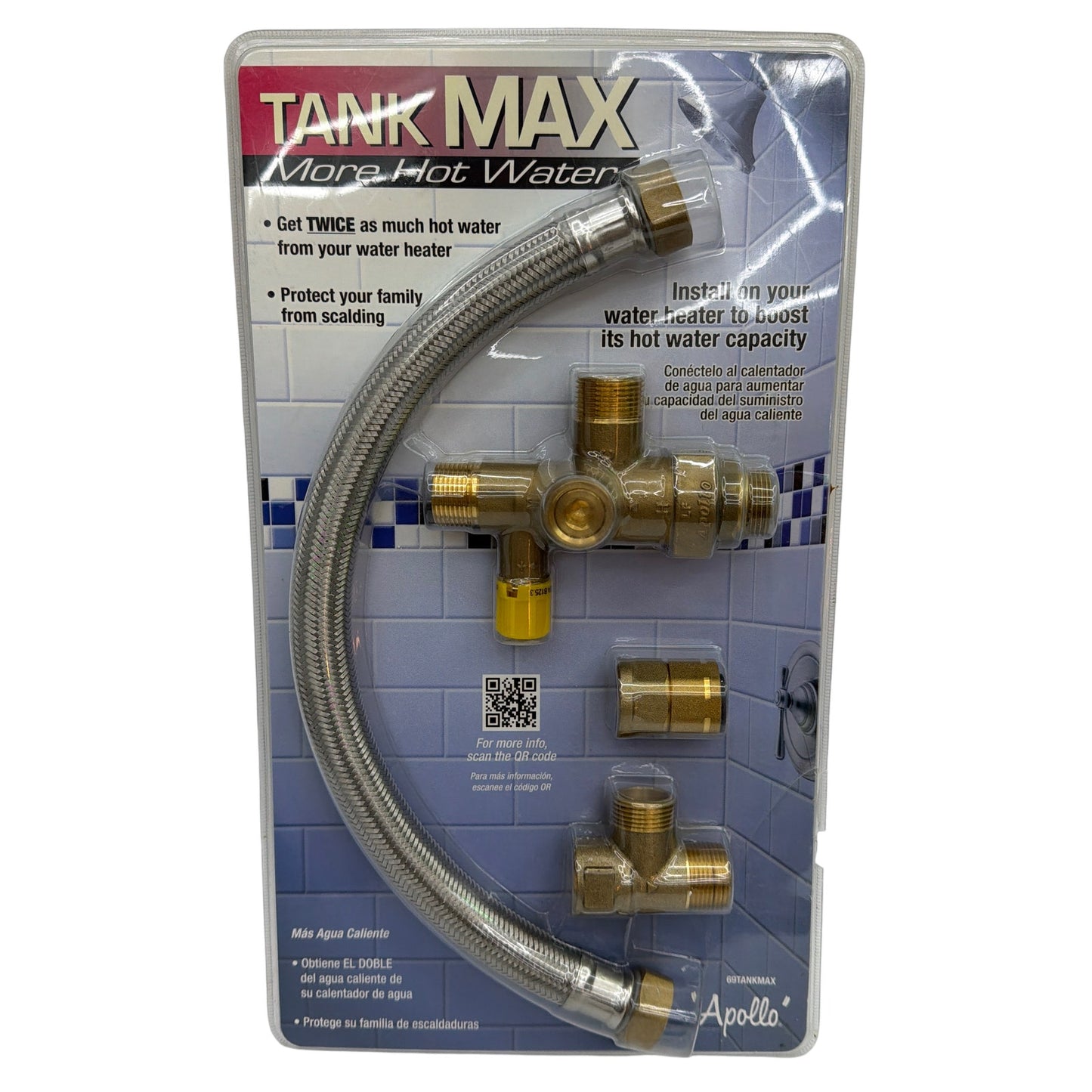 Apollo TankMax More Hot Water Mixing Valve Kit 69TANKMAX – Cracked Packaging
