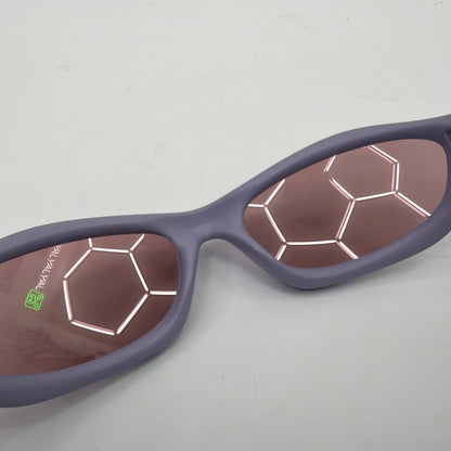 Vintage Oakley Minute Gen 2 Violet Purple Sunglasses Made in USA w/ Oakley Bag