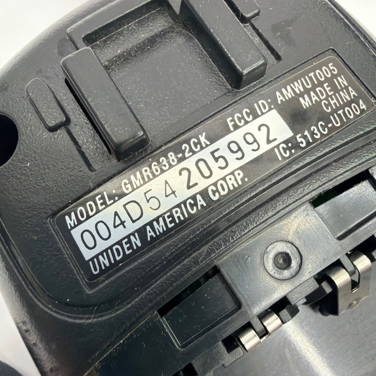 Uniden GMR638-2CK GMRS/FRS Two-Way Radio Handheld Walkie Talkie Black