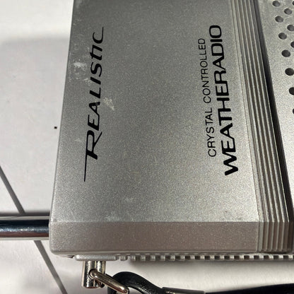 Radio Shack Realistic Weatheradio 12-151A Crystal Controlled Weather Radio 3-Ch.