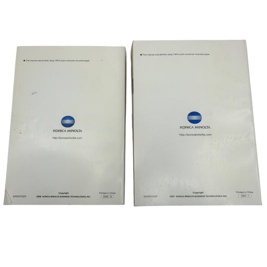 Konica Minolta bizhub 500/420 User’s Guides – Network Scanner & Copy Operations