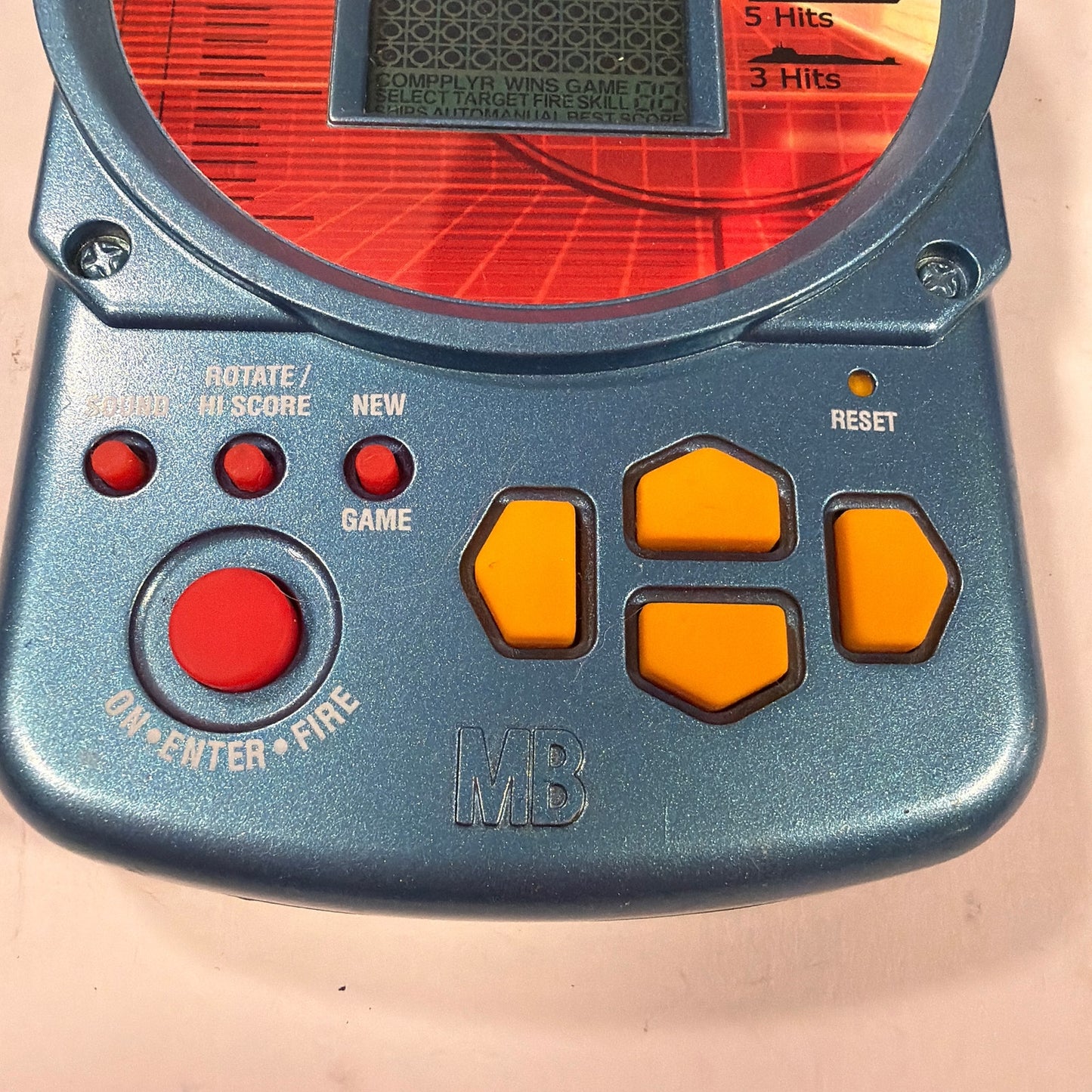 Hasbro MB Electronic Hand-Held Battleship Game 04633 Tested Working