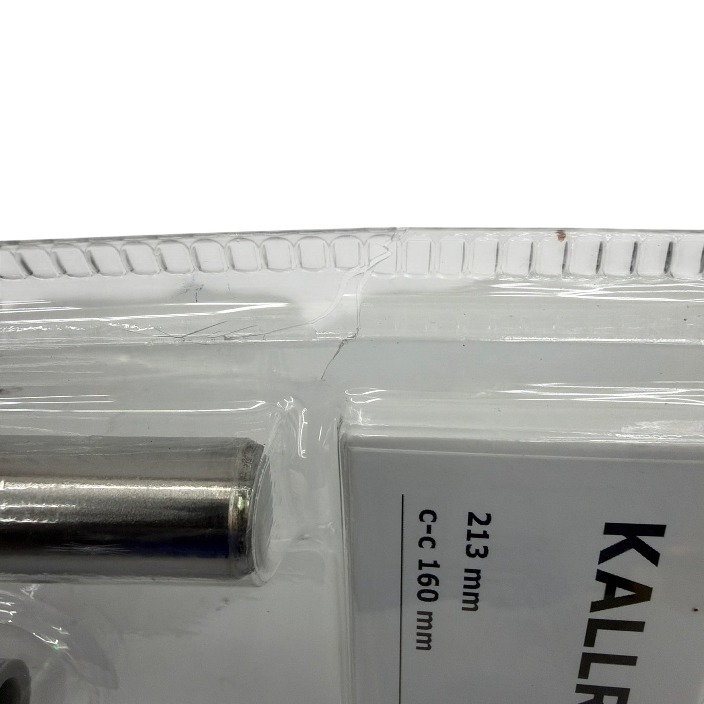 Lot of 2 IKEA KALLRÖR Stainless Steel Handles 213 mm 160 mm CC 503.570.02