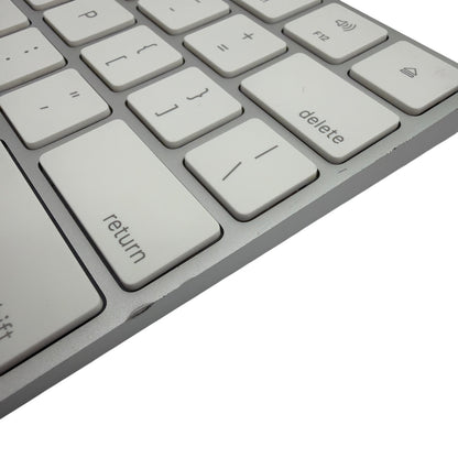 Apple Magic Keyboard A1644 Wireless Bluetooth Silver Tested Bent Edge