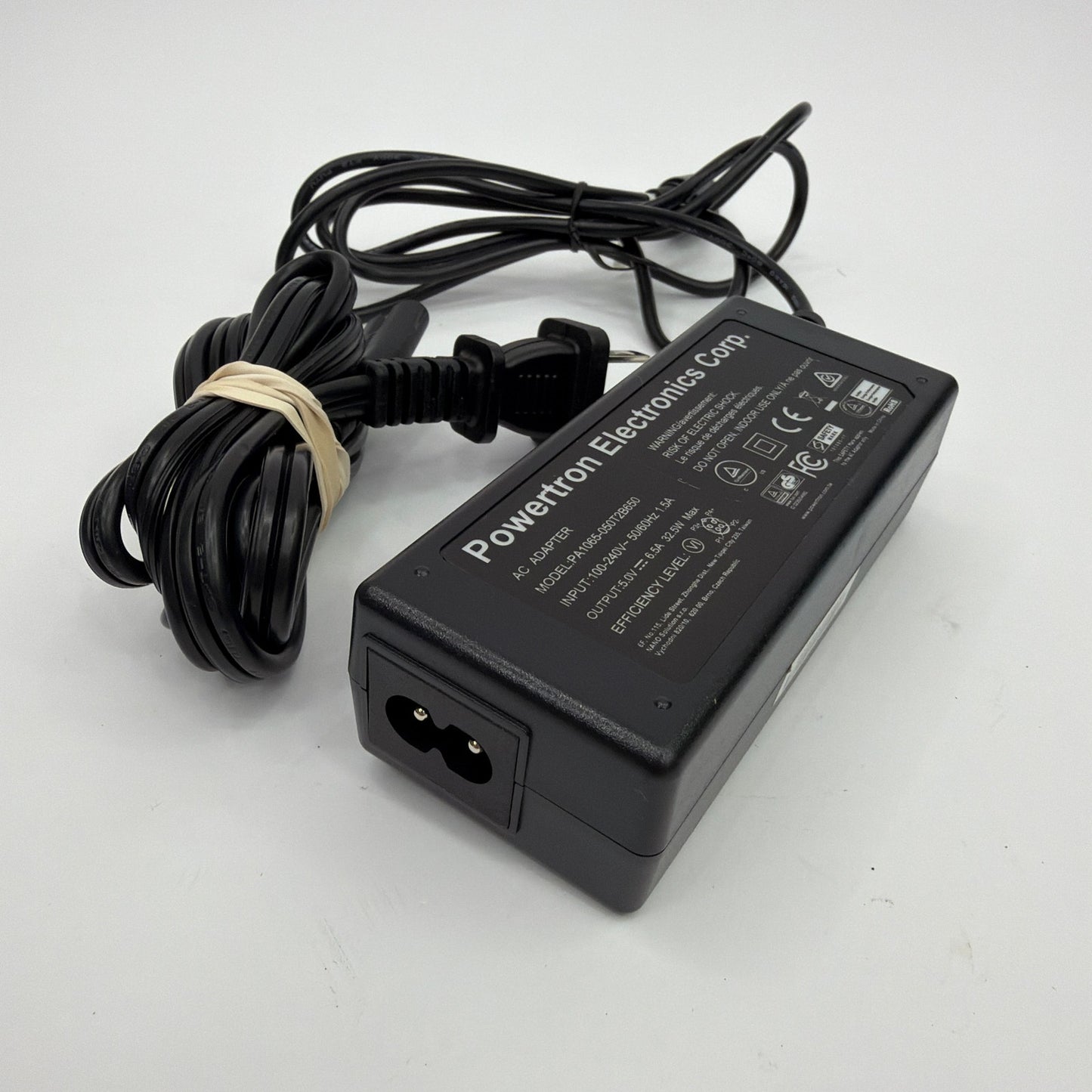 Powertron Electronics PA1065-050T2B650 AC Adapter 5V 6.5A 32.5W 4-Pin