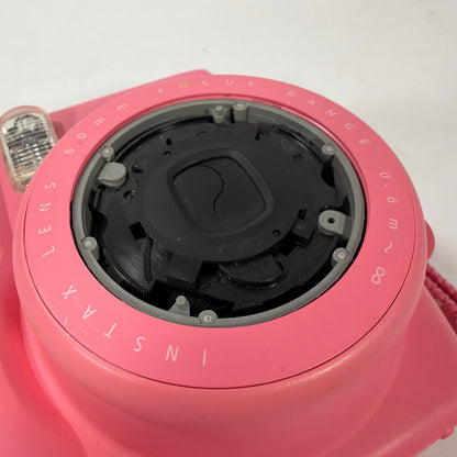 Fujifilm Instax Mini 9 Instant Film Camera Flamingo Pink Tested Working Missing
